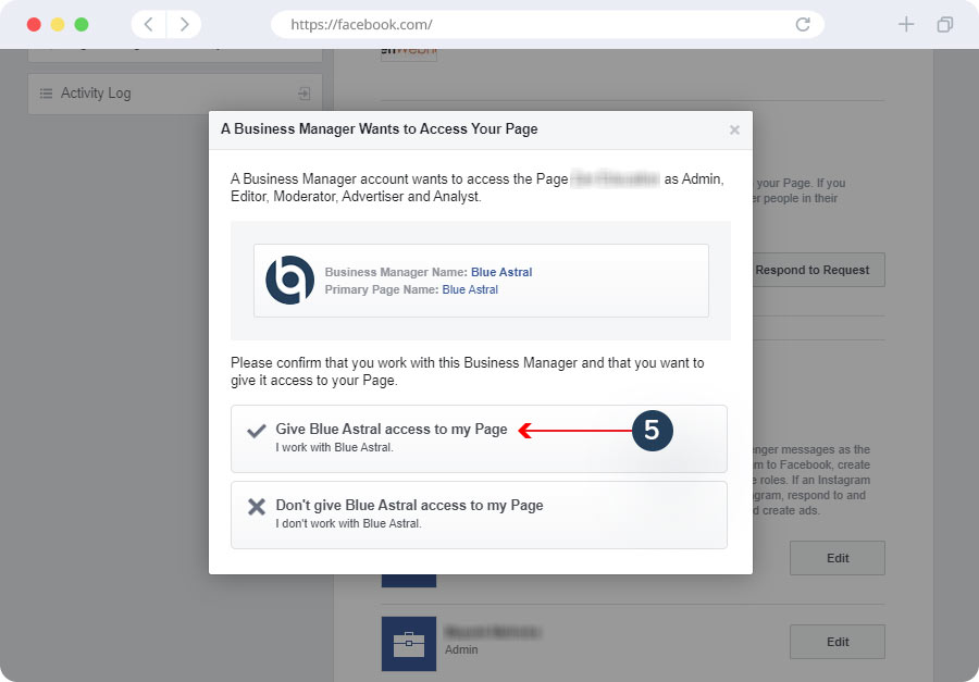 How To Accept Facebook Page Access Requests - Blue Astral