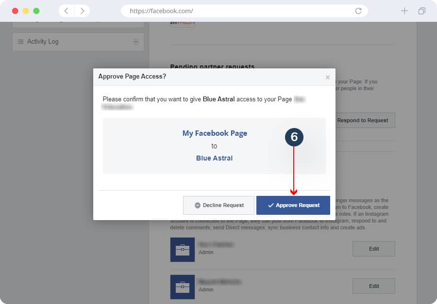 How to Accept Facebook Page Access Requests 4